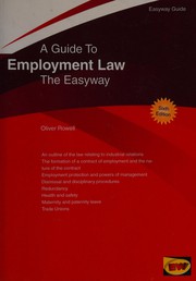 Cover of: Guide to Employment Law by Oliver Rowell
