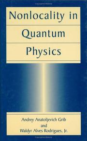 Cover of: Nonlocality in quantum physics