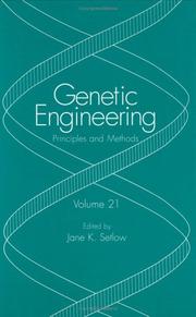 Cover of: Genetic Engineering - Principles and Methods (Genetic Engineering: Principles and Methods)