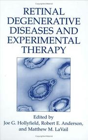Cover of: Retinal Degenerative Diseases and Experimental Therapy