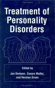 Cover of: Treatment of Personality Disorders