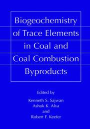 Cover of: Biogeochemistry of Trace Elements in Coal and Coal Combustion