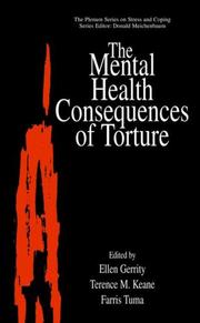 Cover of: The Mental Health Consequences of Torture (Springer Series on Stress and Coping) by 