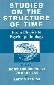 Cover of: Studies on the Structure of Time by 