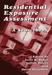 Cover of: Residential Exposure Assessment: A Sourcebook