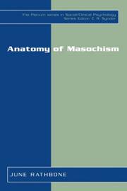 Cover of: Anatomy of Masochism by June Rathbone