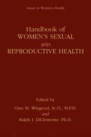 Cover of: Handbook of Women's Sexual and Reproductive Health (WOMEN'S HEALTH ISSUES (Women's Health Issues)