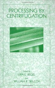 Cover of: Processing by Centrifugation