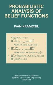 Cover of: Probabilistic Analysis of Belief Functions