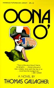 Cover of: Oona O' by Thomas Michael Gallagher, Thomas Michael Gallagher