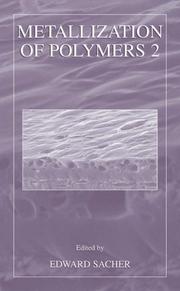 Cover of: Metallization of Polymers 2