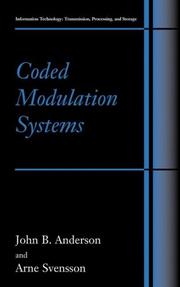 Cover of: Coded Modulation Systems (Information Technology: Transmission, Processing and Storage)