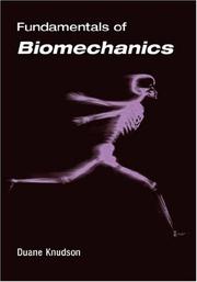 Cover of: Fundamentals of Biomechanics by Duane V. Knudson