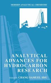 Cover of: Analytical Advances for Hydrocarbon Research (Modern Analytical Chemistry) | Chang Samuel Hsu