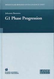 Cover of: Regulation of G1 Phase Progression by Johannes Boonstra