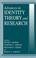 Cover of: Advances in Identity Theory and Research