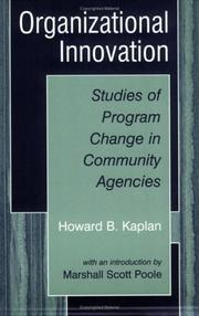 Organizational innovation cover