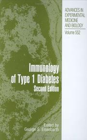 Cover of: Type 1 Diabetes: Molecular, Cellular and Clinical Immunology (Advances in Experimental Medicine and Biology)