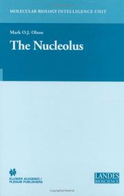 The Nucleolus by Marc O.J. Olson