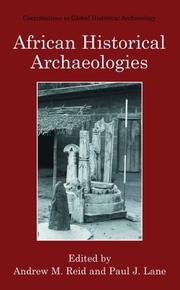 Cover of: African historical archaeologies