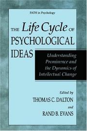 Cover of: The Life Cycle of Psychological Ideas by 