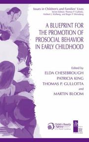 Cover of: A Blueprint for the Promotion of Pro-Social Behavior in Early Childhood (Issues in Children's and Families' Lives) by 