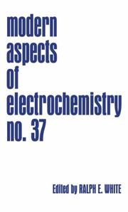 Cover of: Modern Aspects of Electrochemistry / Volume 37 (Modern Aspects of Electrochemistry)