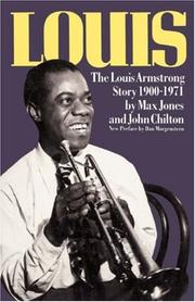 Cover of: Louis, the Louis Armstrong story, 1900-1971 by Max Jones