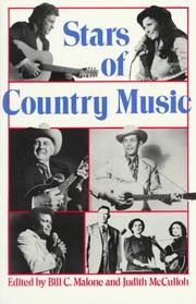 Cover of: Stars of Country Music: Uncle Dave Macon to Johnny Rodriguez (Da Capo Paperback)