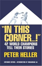 Cover of: "In this corner-- !": forty-two world champions tell their stories