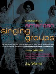 Cover of: The Da Capo book of American singing groups by Jay Warner