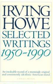 Cover of: Selected Writings by Irving Howe
