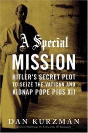 Cover of: A Special Mission by Dan Kurzman, Dan Kurzman