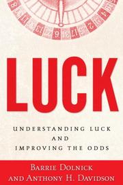 Cover of: Luck by Barrie Dolnick, Anthony H. Davidson