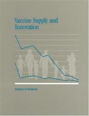 Cover of: Vaccine supply and innovation