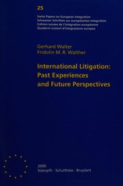 International litigation by Walter, Gerhard