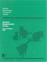 Cover of: Nutrient Requirements of Cats (Nutrient Requirements of Domestic Animals) (photocopy)