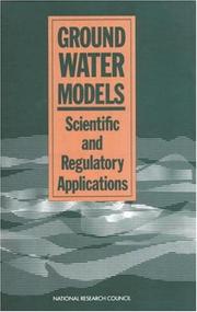 Cover of: Ground Water Models by National Research Council (US)
