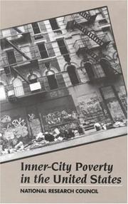 Inner-city poverty in the United States by Laurence E. Lynn, Michael G. H. McGeary