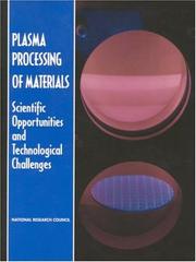 Cover of: Plasma Processing of Materials by National Research Council (US)