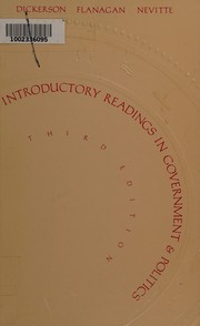 Cover of: Introductory readings in government and politics by M. O. Dickerson