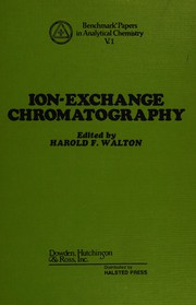 Cover of: Ion exchange chromatography