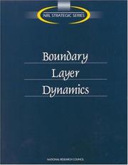 Cover of: Boundary Layer Dynamics by Panel on Boundary Layer Dynamics, National Research Council (US)