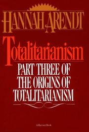 Cover of: Totalitarianism by Hannah Arendt
