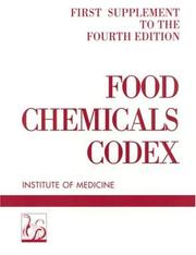 Cover of: Food chemicals codex.