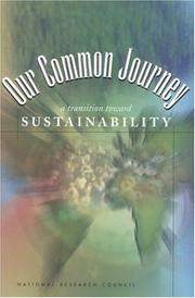 Cover of: Our Common Journey by Nrc Board on Sustainable Development