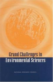 Cover of: Grand Challenges in Environmental Sciences by Natl Academy Press, Natl Academy Press
