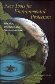 Cover of: New Tools for Environmental Protection by 