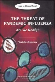 Cover of: Threat of Pandemic Influenza: Are We Ready? by Institute of Medicine (U. S.)