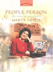 Cover of: People Person: The Story of Sociologist Marta Tienda (Women's Adventures in Science)